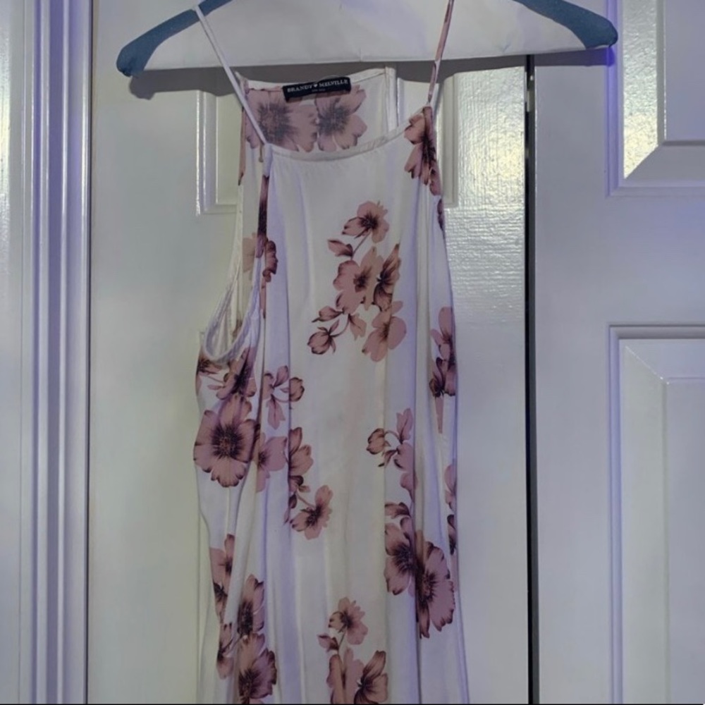 brandy flowery dress